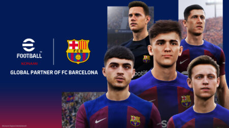 Langfristige Partnerschaft: KONAMI und der FC Barcelona bleiben sich treu Grafik zur verlängerten Partnerschaft von KONAMI und dem FC Barcelona