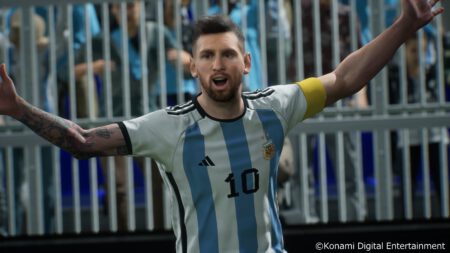 Aufstiegs- und Phasenbelohnungen in der Übersicht Lionel Messi jubelt in eFootball 2024