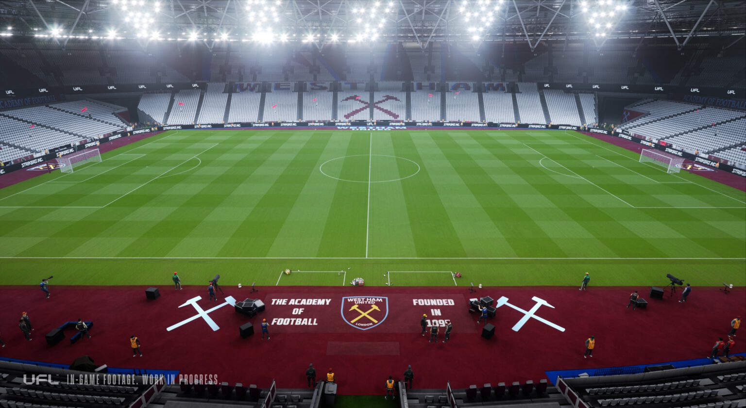 Das Stadion von West Ham United in UFL.