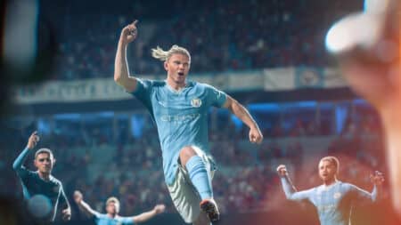 Alle Infos zum TOTY-Event – Gibt es in EA FC 24 gleich zwei Teams? Erling Haaland jubelt in EA FC 24