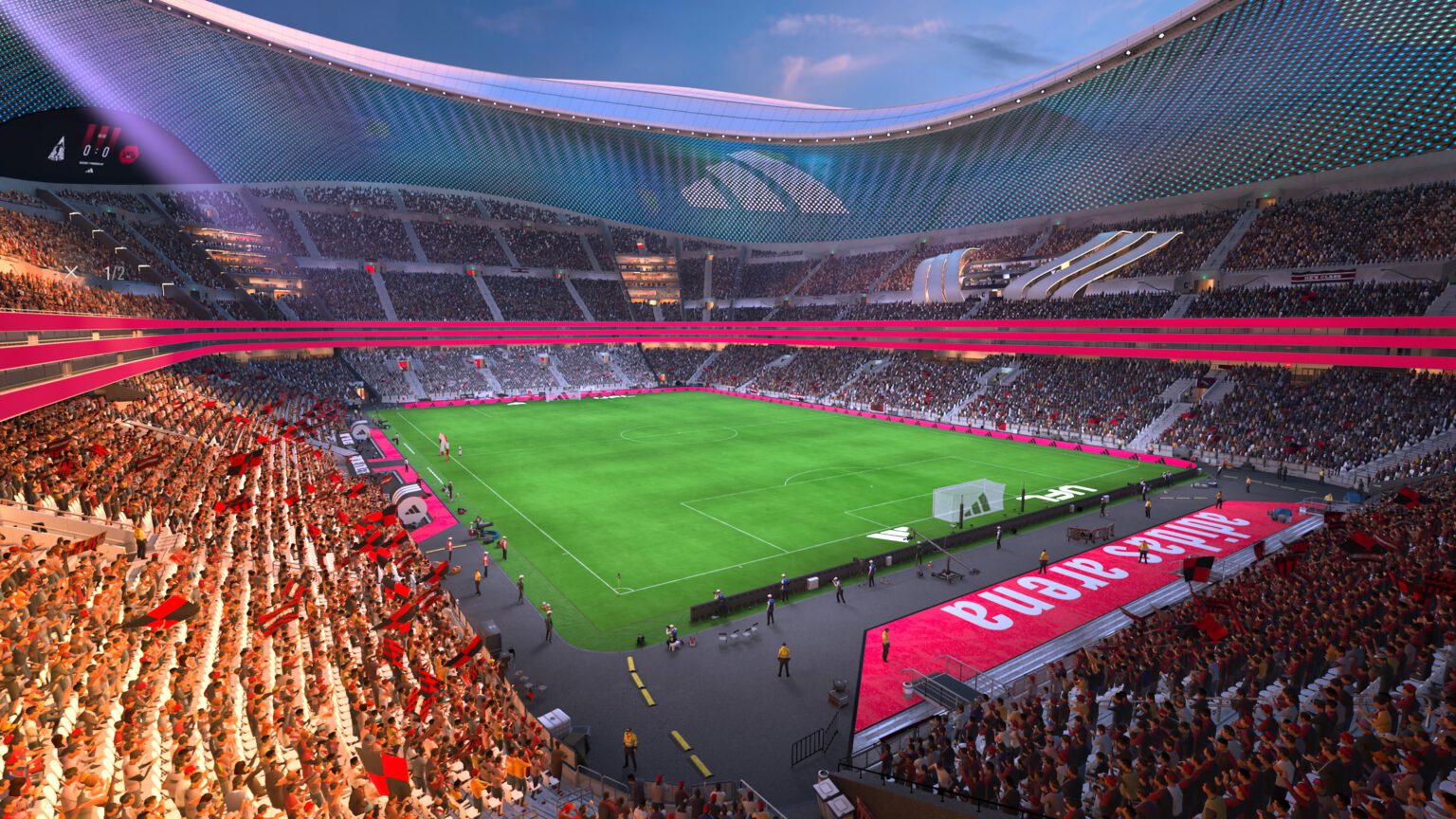 Die adidas Arena in UFL.