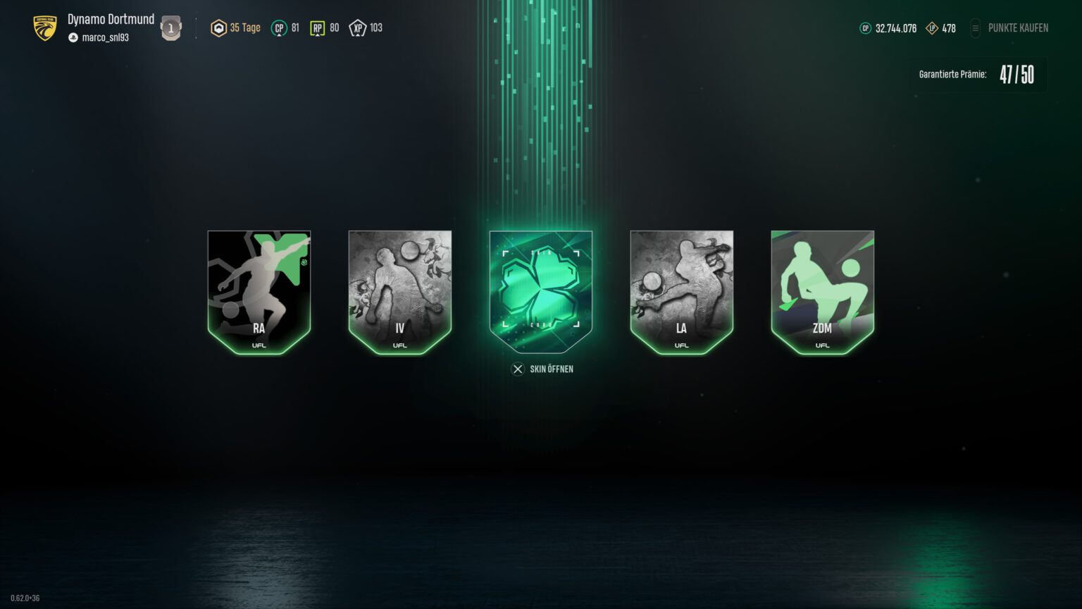 Die Jagd nach dem Kobold: Neues Pack zum St. Patricks-Event Die Animation beim Öffnen der St. Patrick-Packs in UFL.