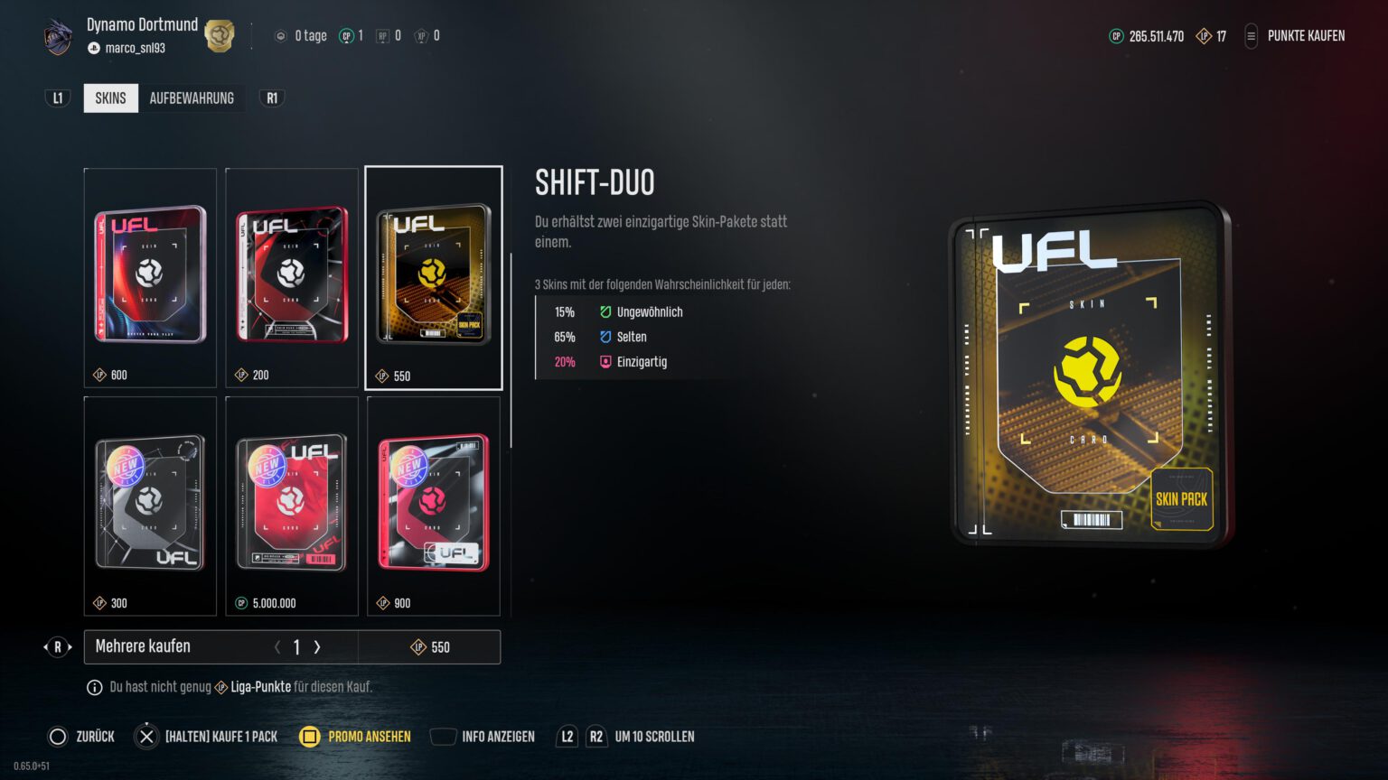 Vier neue Packs in UFL: Auch TOTM-Skins sind möglich UFL_Shift-Duo_Pack