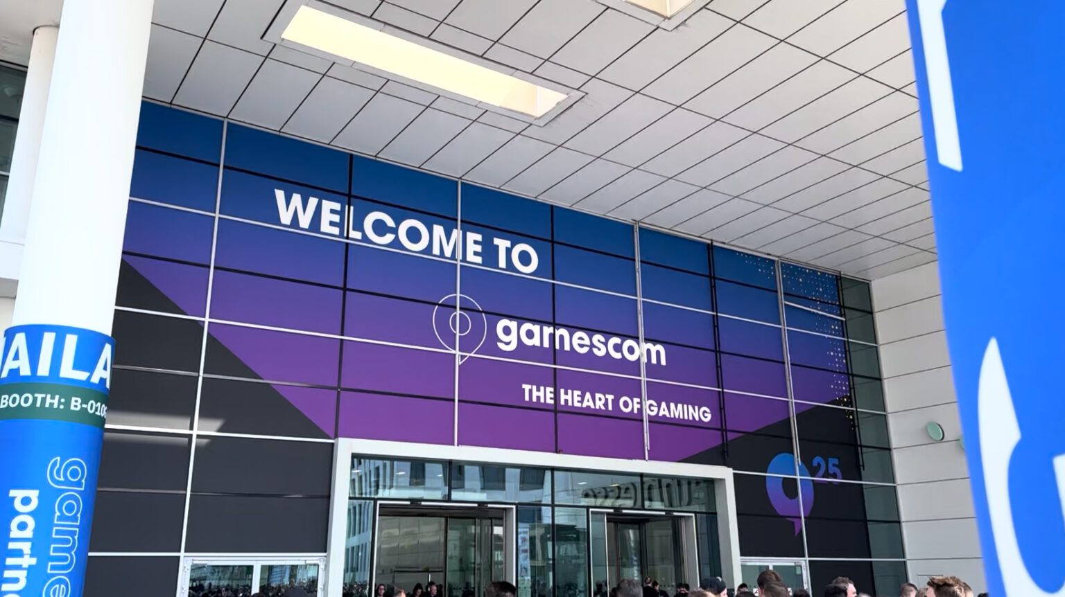 Eingansgbereich der Gamescom 2025