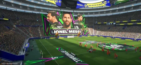 Smart Assist Filter ist ein Anfang, löst aber nicht alle Probleme Leo Messi Choreo in einem Stadion in eFootball